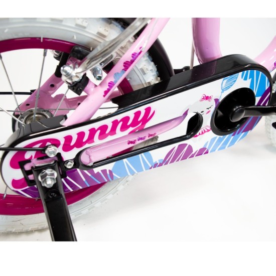 Dviratis FUNZY BUNNY 14 (ROŽINĖ) 