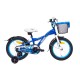 Dviratis 4KIDS Camo boy 16" (plieninis, mėlyna)