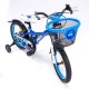 Dviratis 4KIDS Camo boy 16" (plieninis, mėlyna)