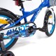 Dviratis 4KIDS Camo boy 16" (plieninis, mėlyna)