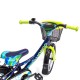 Dviratis 4KIDS Mongo 16" (plieninis, mėlyna/žalia)