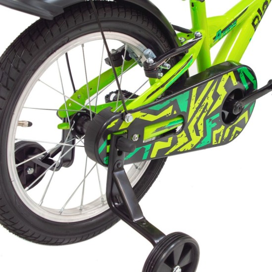 Dviratis 4KIDS Blaze 16" (juoda/žalia)