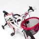 Dviratis 4KIDS Betty 16" (plieninis, balta/raudona)