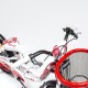 Dviratis 4KIDS Betty 20" (plieninis, balta/raudona)