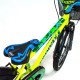 Dviratis 4KIDS Scooby 20" (plieninis, geltona/mėlyna)