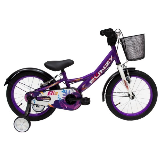 Dviratis FUNZY ELLA 16 (VIOLETINĖ/BALTA) 
