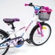 Dviratis 4KIDS Cosmo 20" (aliuminis, balta/rožinė)