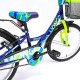 Dviratis 4KIDS Mongo 20" (plieninis, mėlyna/žalia)