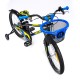 Dviratis 4KIDS Neon 20" (aliuminis, tamsiai mėlyna/neoninė geltona)