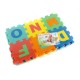 Minkštas EVA Edukacinis Kilimėlis - Dėlionė (puzzle) 36 dalys  14 cmX14cm.