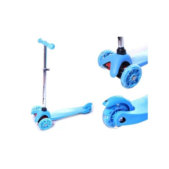 Triratis paspirtukas scooter mėlynas 