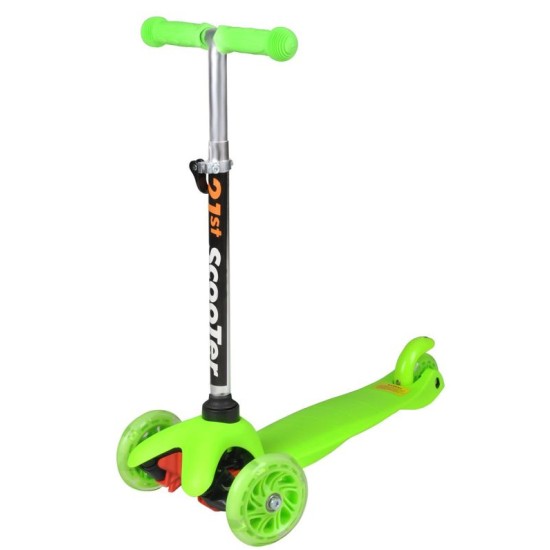 Triratis paspirtukas scooter žalias 