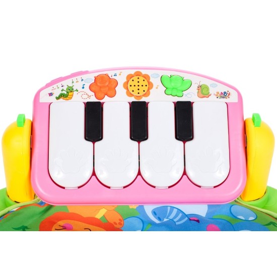 Lavinamasis Kilimėlis Piano Žirafa Rožinis