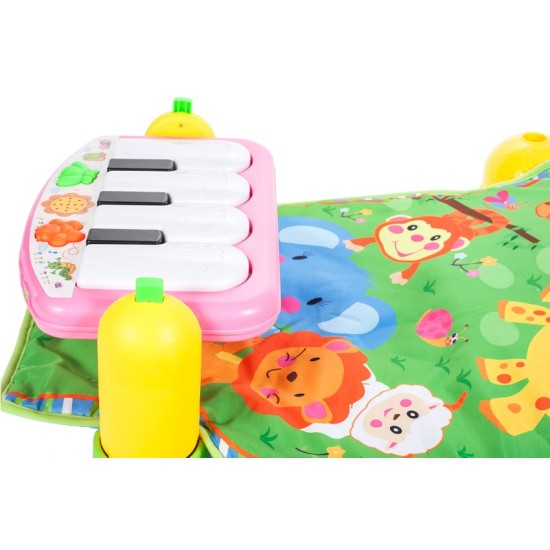 Lavinamasis Kilimėlis Piano Žirafa Rožinis