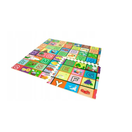 Minkštas EVA Edukacinis Kilimėlis - Dėlionė (puzzle) 4 dalys  61cmX61cm