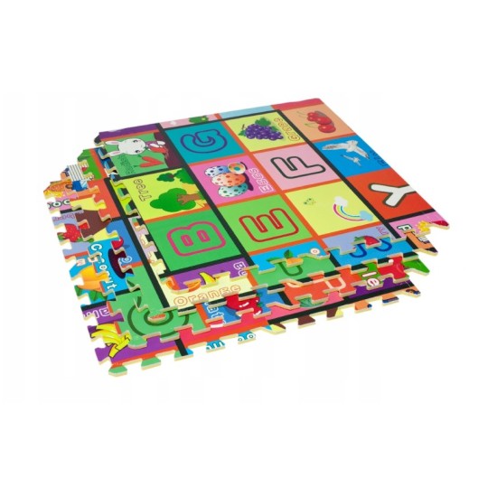 Minkštas EVA Edukacinis Kilimėlis - Dėlionė (puzzle) 4 dalys  61cmX61cm