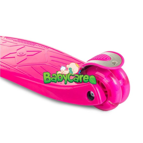 Triratis paspirtukas scooter rožinis MicMax