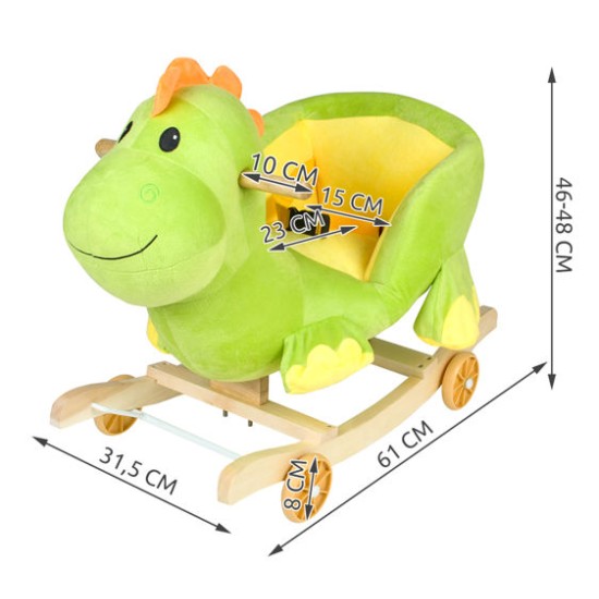 Muzikinis supamas dinozauras  2*1