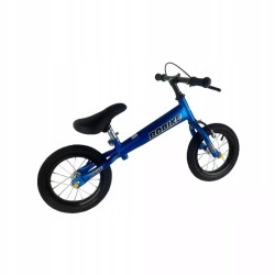 Balansinis dviratukas Bobike su stabdžiais ir pripučiamais ratais mėlynas