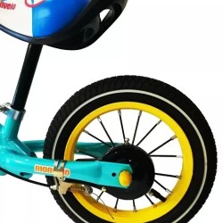 Balansinis dviratukas Monvelo su stabdžiais ir pripučiamais ratais Blue