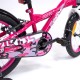 Dviratis 4KIDS Camo girl 16" (rožinis)