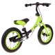 Balansinis dviratukas žalias Sport Trike su stabdžiais ir pripučiamais ratais