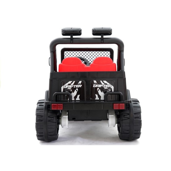 Elektromobilis vaikams Jeep Raptor juodas