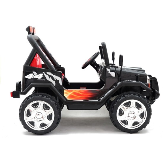 Elektromobilis vaikams Jeep Raptor juodas