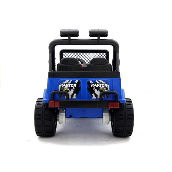 Elektromobilis vaikams Jeep Raptor mėlynas