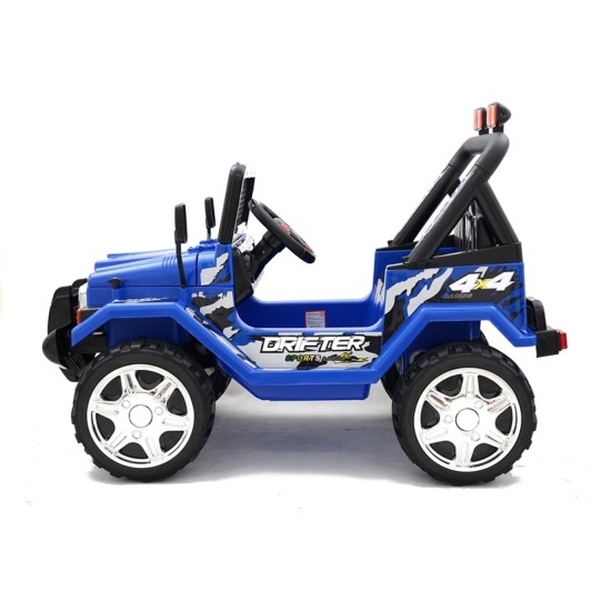 Elektromobilis vaikams Jeep Raptor mėlynas