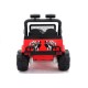 Elektromobilis vaikams Jeep Raptor raudonas