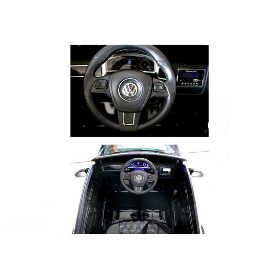 Elektromobilis vaikams Volkswagen Touareg juodas