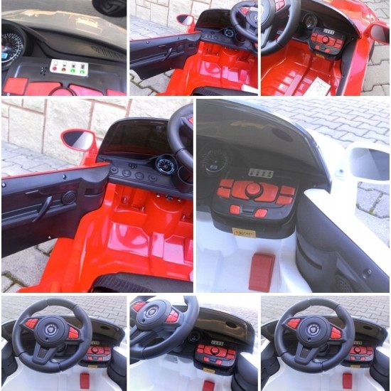 Elektromobilis vaikams CABRIO 1 raudonas