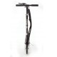 Aliuminis paspirtukas RAVEN STRAIGHT BLACK su dideliais 20 cm. ratais Handbrake