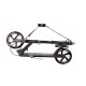 Aliuminis paspirtukas RAVEN STRAIGHT BLACK su dideliais 20 cm. ratais Handbrake