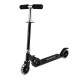 Paspirtukas scooter juodas su led ratais
