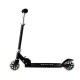 Paspirtukas scooter juodas su led ratais