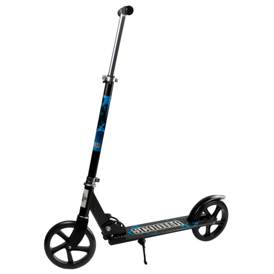 Paspirtukas SCOOTER su dideliais 20.5 cm. ratais BLACK