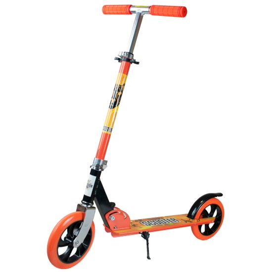 Paspirtukas SCOOTER su dideliais 20.5 cm. ratais ORANGE
