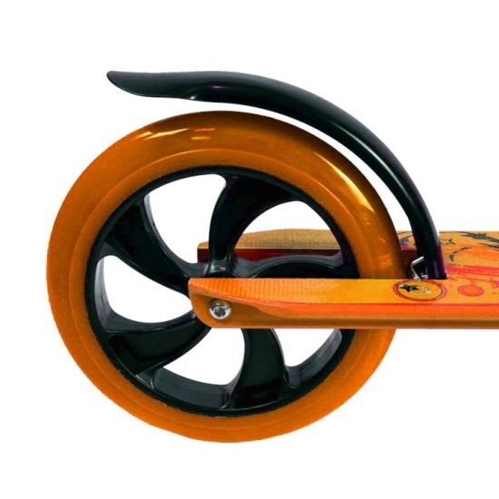 Paspirtukas SCOOTER su dideliais 20.5 cm. ratais GREEN