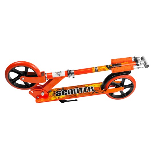 Paspirtukas SCOOTER su dideliais 20.5 cm. ratais GREEN