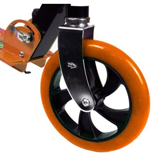 Paspirtukas SCOOTER su dideliais 20.5 cm. ratais GREEN