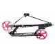 Aliuminis paspirtukas RAVEN SCREW su dideliais 20 cm. ratais Handbrake