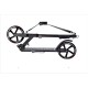 Aliuminis paspirtukas RAVEN STRAIGHT BLACK su dideliais 20 cm. ratais 