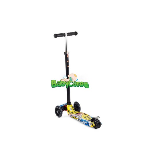 Triratis paspirtukas scooter Graffiti MicMax