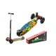 Triratis paspirtukas scooter Graffiti MicMax