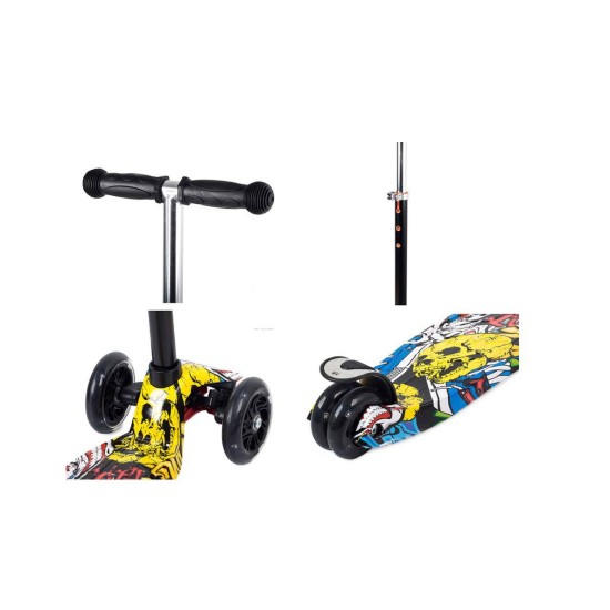 Triratis paspirtukas scooter Graffiti MicMax