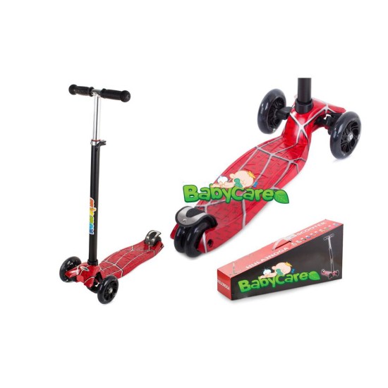Triratis paspirtukas scooter raudonas MicMax