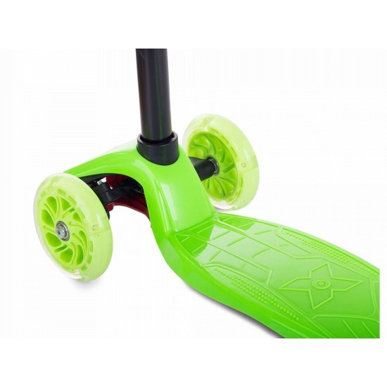 Triratis paspirtukas scooter žalias MicMax