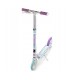 Aliuminis paspirtukas RAVEN PASTELLE su dideliais 20 cm. ratais Handbrake